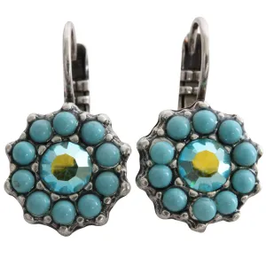 Mariana "Summer Fun" Silver Plated Daisy Crystal Earrings, 1157 3711
