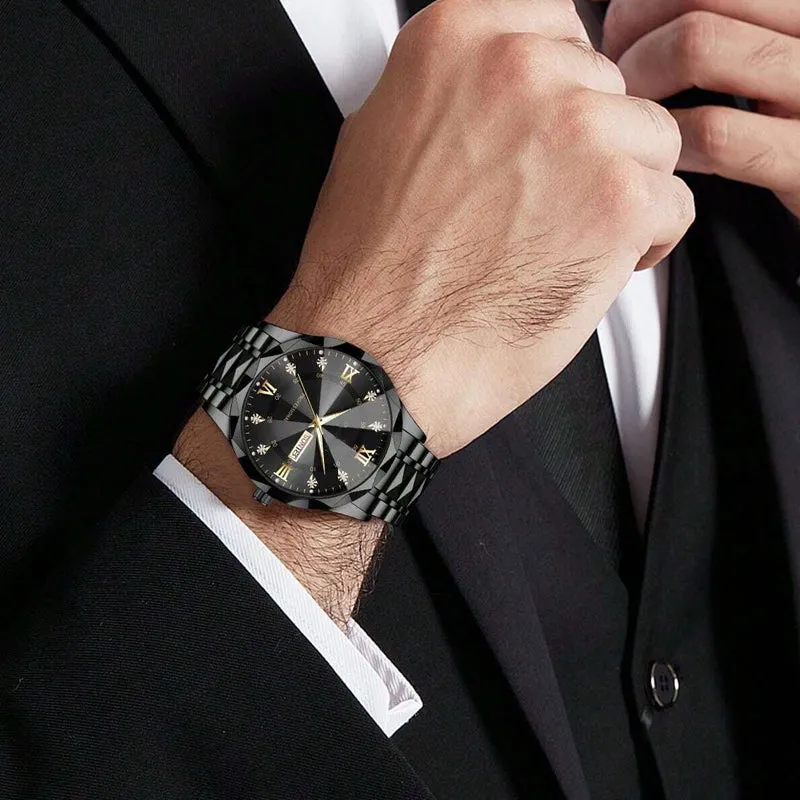 Men’s Luxury Waterproof Analog Quartz Watches
