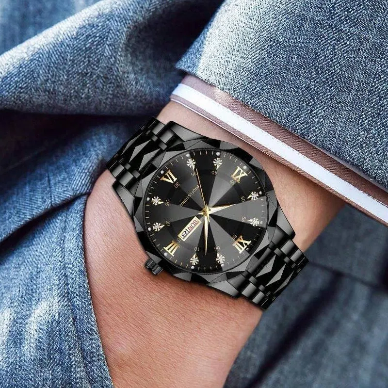 Men’s Luxury Waterproof Analog Quartz Watches