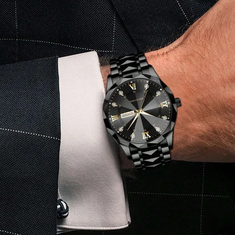 Men’s Luxury Waterproof Analog Quartz Watches