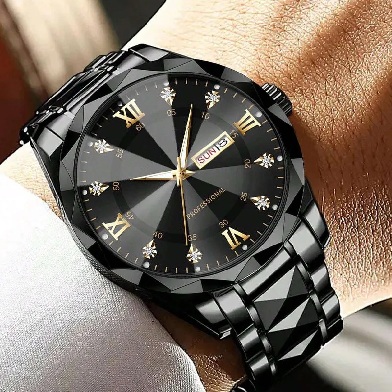 Men’s Luxury Waterproof Analog Quartz Watches
