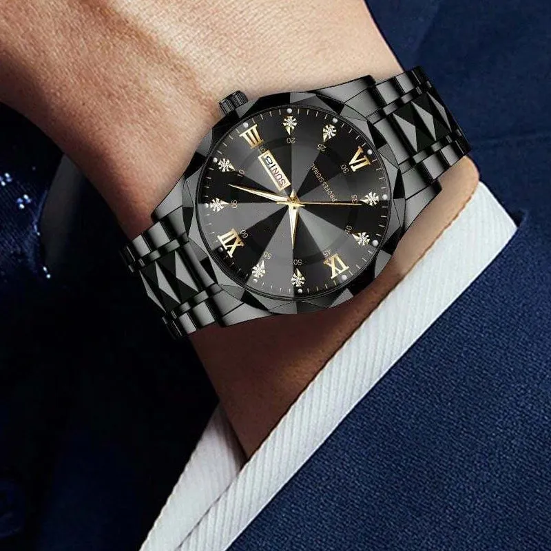 Men’s Luxury Waterproof Analog Quartz Watches