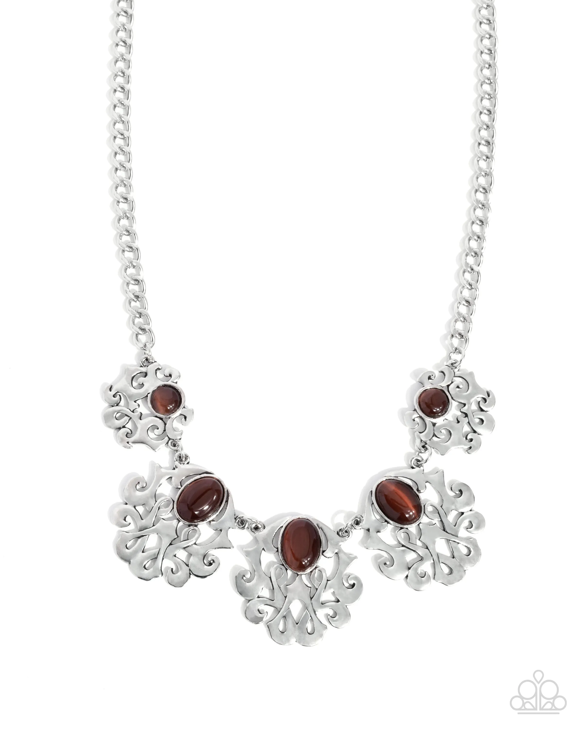 Midsummer Masterpiece - Brown Necklace