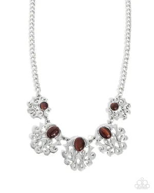 Midsummer Masterpiece - Brown Necklace
