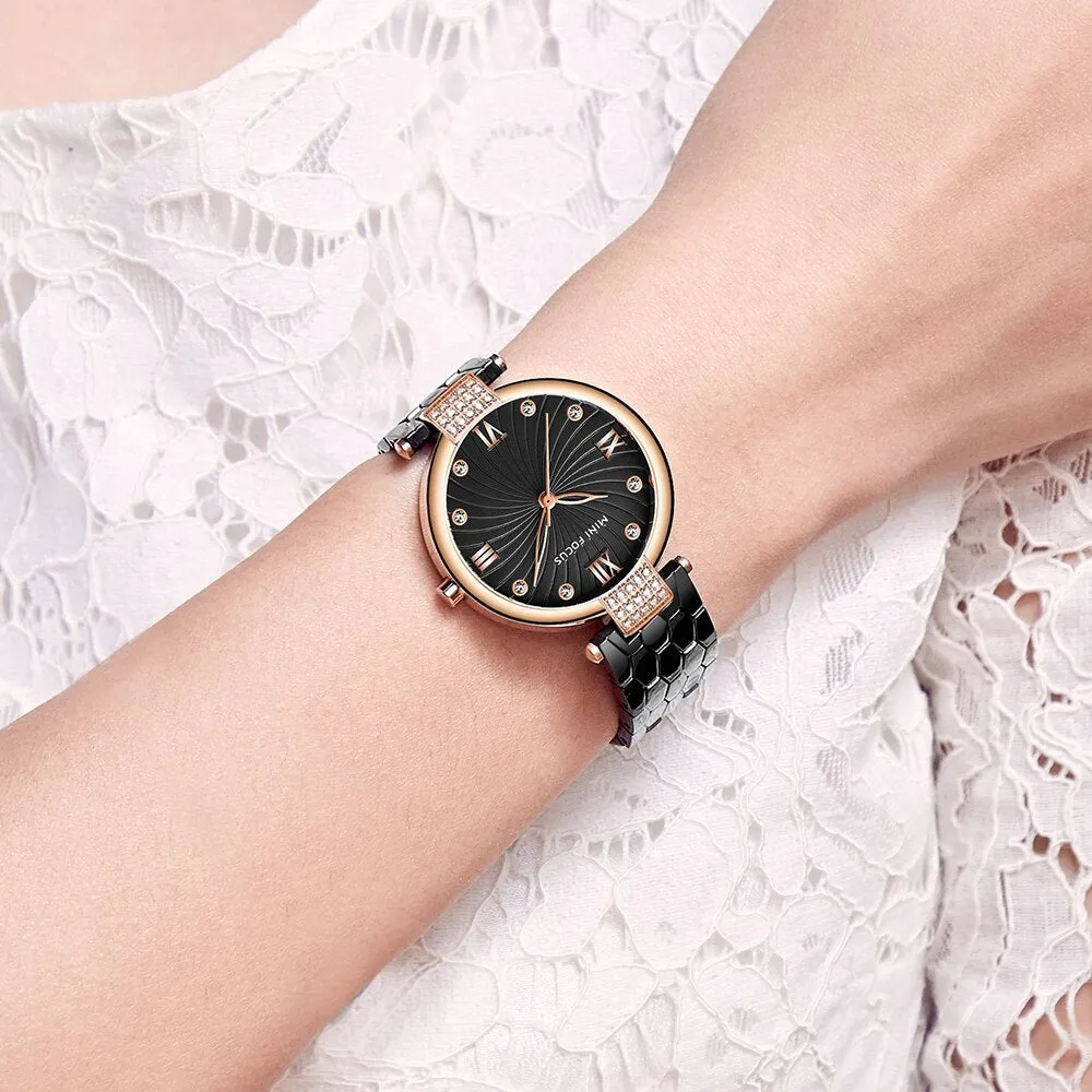 MINI FOCUS Brand Luxury Fashion Women Quartz Watches Ladies Dress Watch Women&#39;s Wristwatch Rose Gold Reloj Mujer Dames Horloges