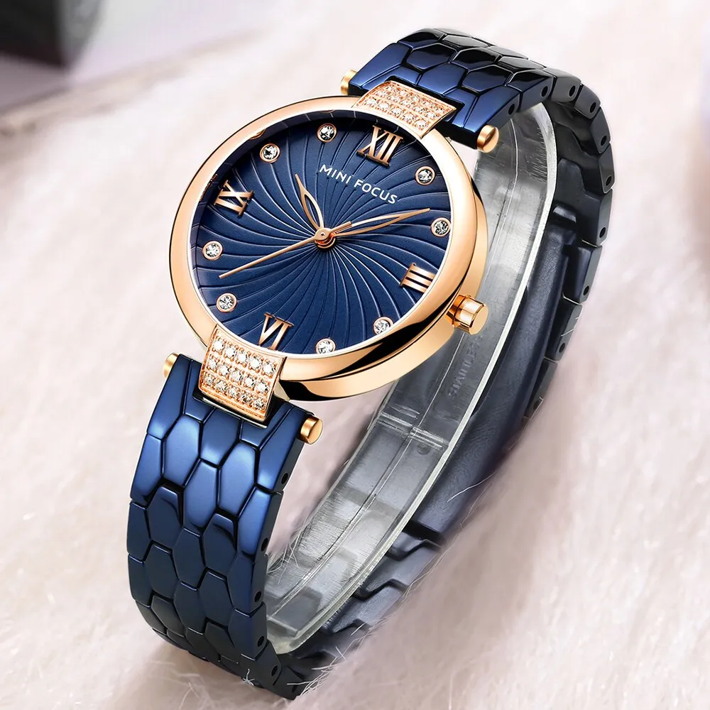 MINI FOCUS Brand Luxury Fashion Women Quartz Watches Ladies Dress Watch Women&#39;s Wristwatch Rose Gold Reloj Mujer Dames Horloges