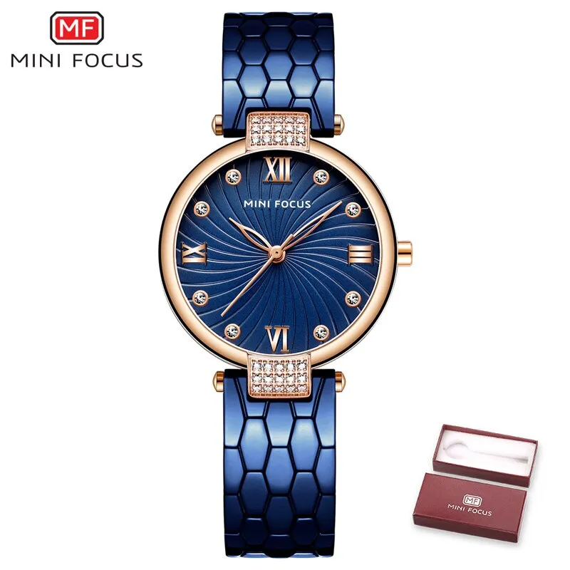 MINI FOCUS Brand Luxury Fashion Women Quartz Watches Ladies Dress Watch Women&#39;s Wristwatch Rose Gold Reloj Mujer Dames Horloges