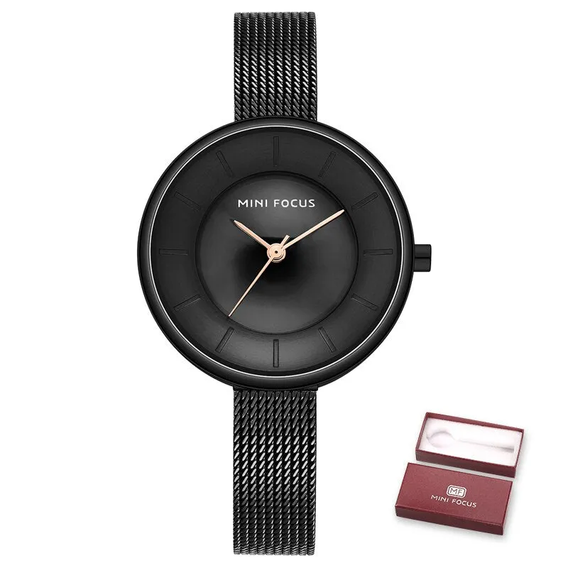 MINI FOCUS Women Quartz Watches Fashion Bracelet Ladies Dress WristWatch Female Watch Gifts Wife Reloj Mujer Relogio Feminino