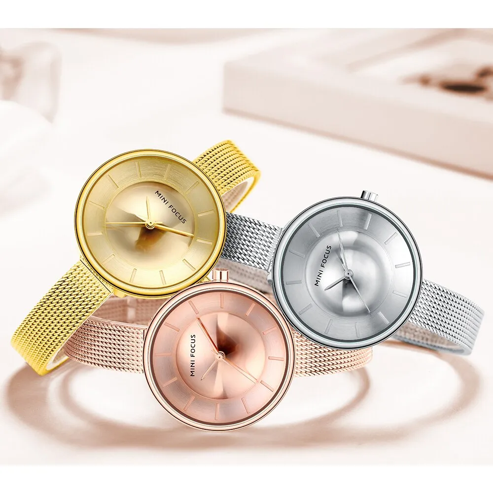 MINI FOCUS Women Quartz Watches Fashion Bracelet Ladies Dress WristWatch Female Watch Gifts Wife Reloj Mujer Relogio Feminino