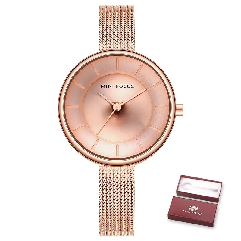 MINI FOCUS Women Quartz Watches Fashion Bracelet Ladies Dress WristWatch Female Watch Gifts Wife Reloj Mujer Relogio Feminino