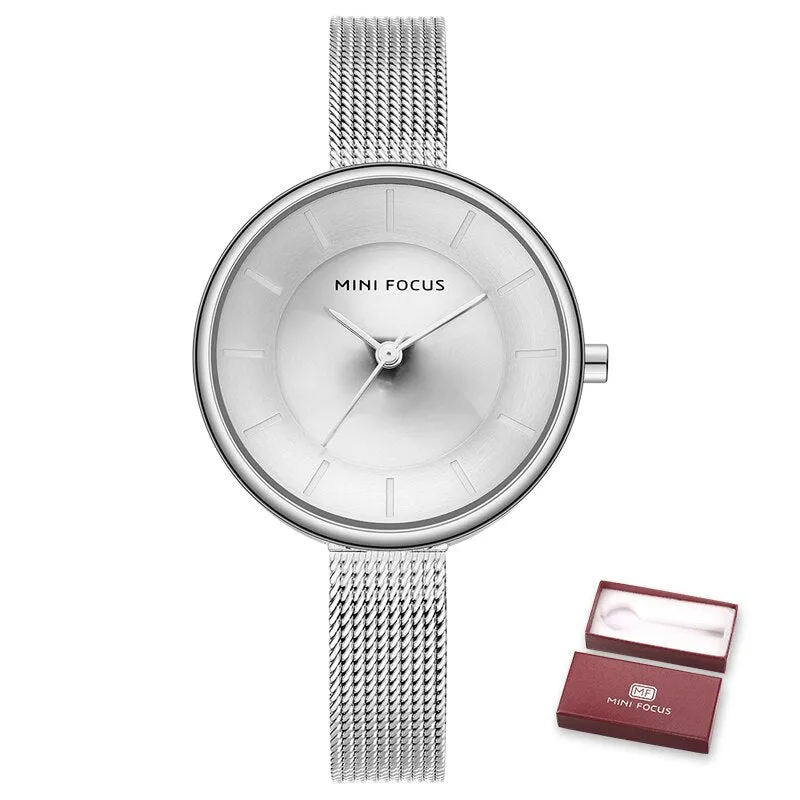 MINI FOCUS Women Quartz Watches Fashion Bracelet Ladies Dress WristWatch Female Watch Gifts Wife Reloj Mujer Relogio Feminino