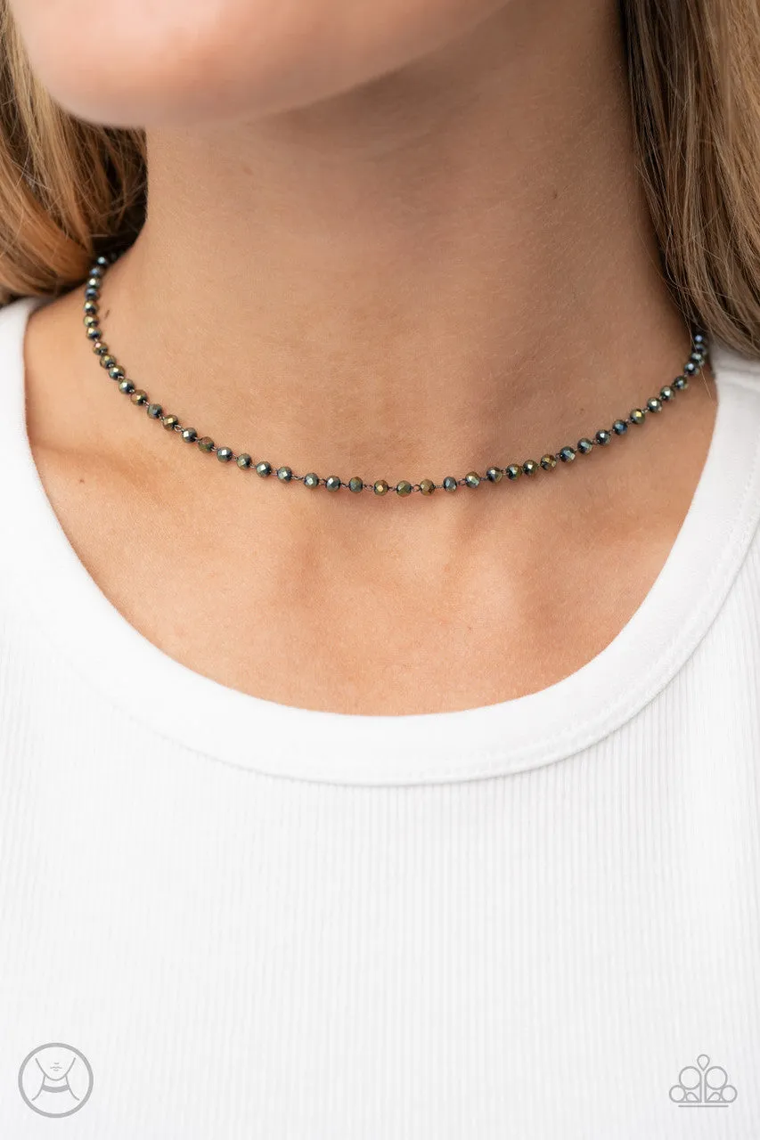Mini MVP Multi Oil Spill Paparazzi Choker Necklace