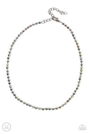 Mini MVP Multi Oil Spill Paparazzi Choker Necklace