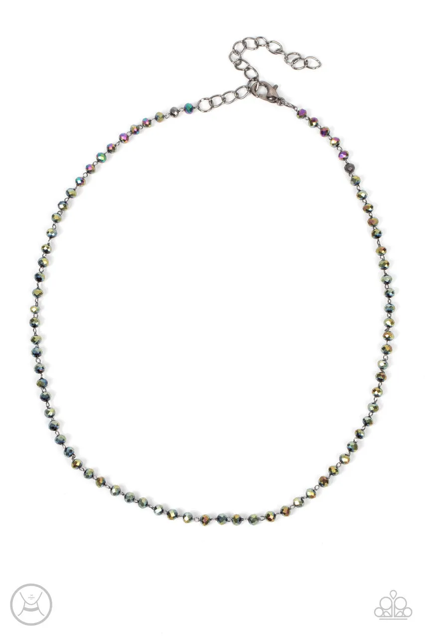 Mini MVP Multi Oil Spill Paparazzi Choker Necklace