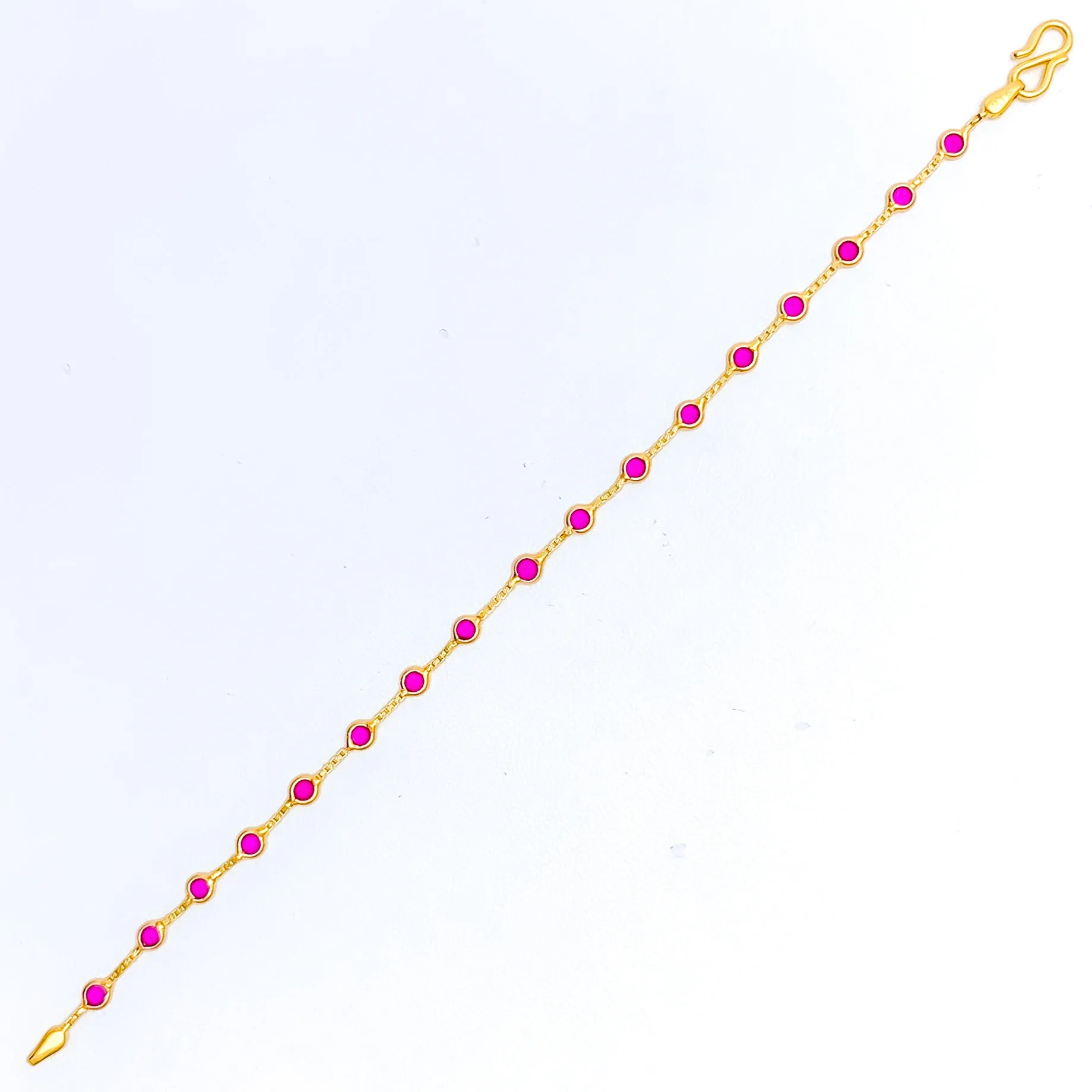 Minimalist Chic 22k Gold CZ Bracelet