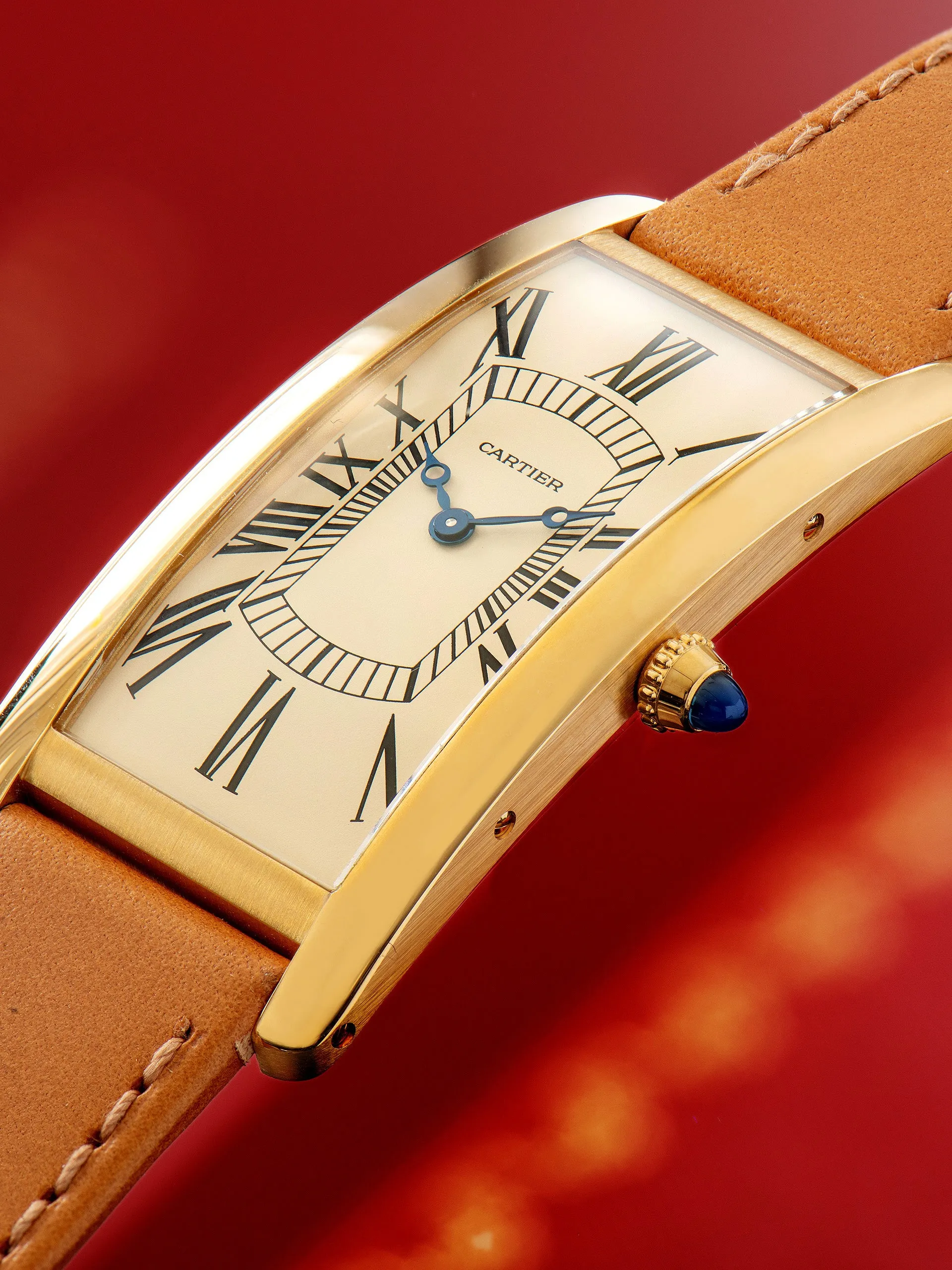 *Mint* 2021 Cartier Tank Cintrée 18K YG (Ref. 2718 / WGTA0057) "100th Anniversary" W/ Full Set