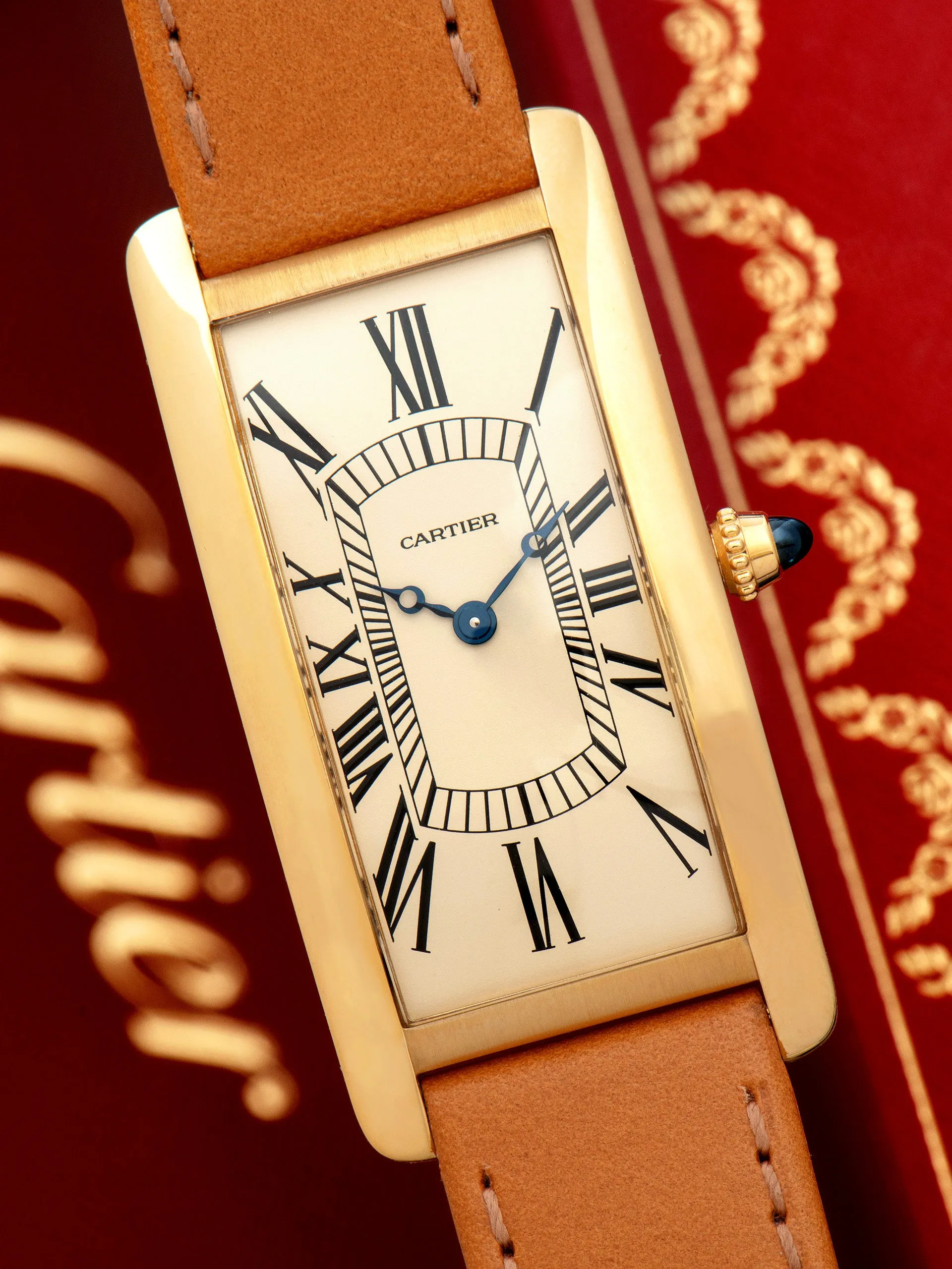 *Mint* 2021 Cartier Tank Cintrée 18K YG (Ref. 2718 / WGTA0057) "100th Anniversary" W/ Full Set