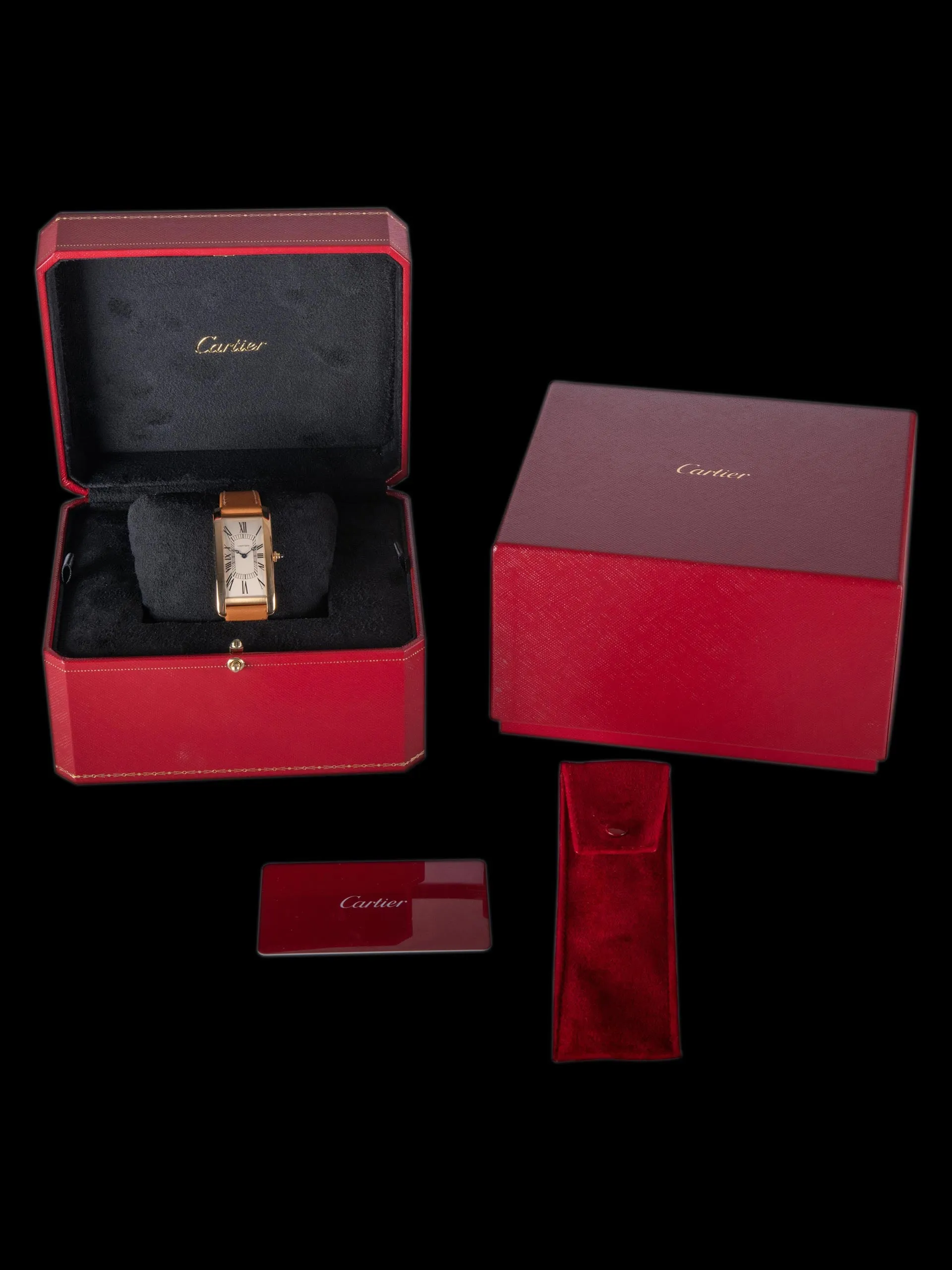 *Mint* 2021 Cartier Tank Cintrée 18K YG (Ref. 2718 / WGTA0057) "100th Anniversary" W/ Full Set
