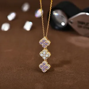 Moissanite Pendant Necklace