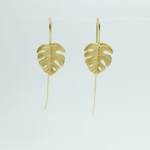 Monstera Leaf Earring