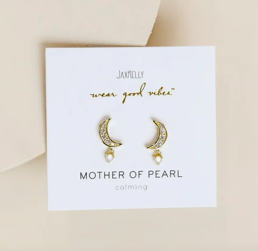 Moon Drop Earrings