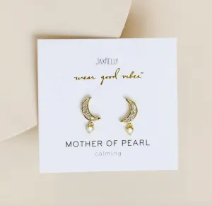 Moon Drop Earrings