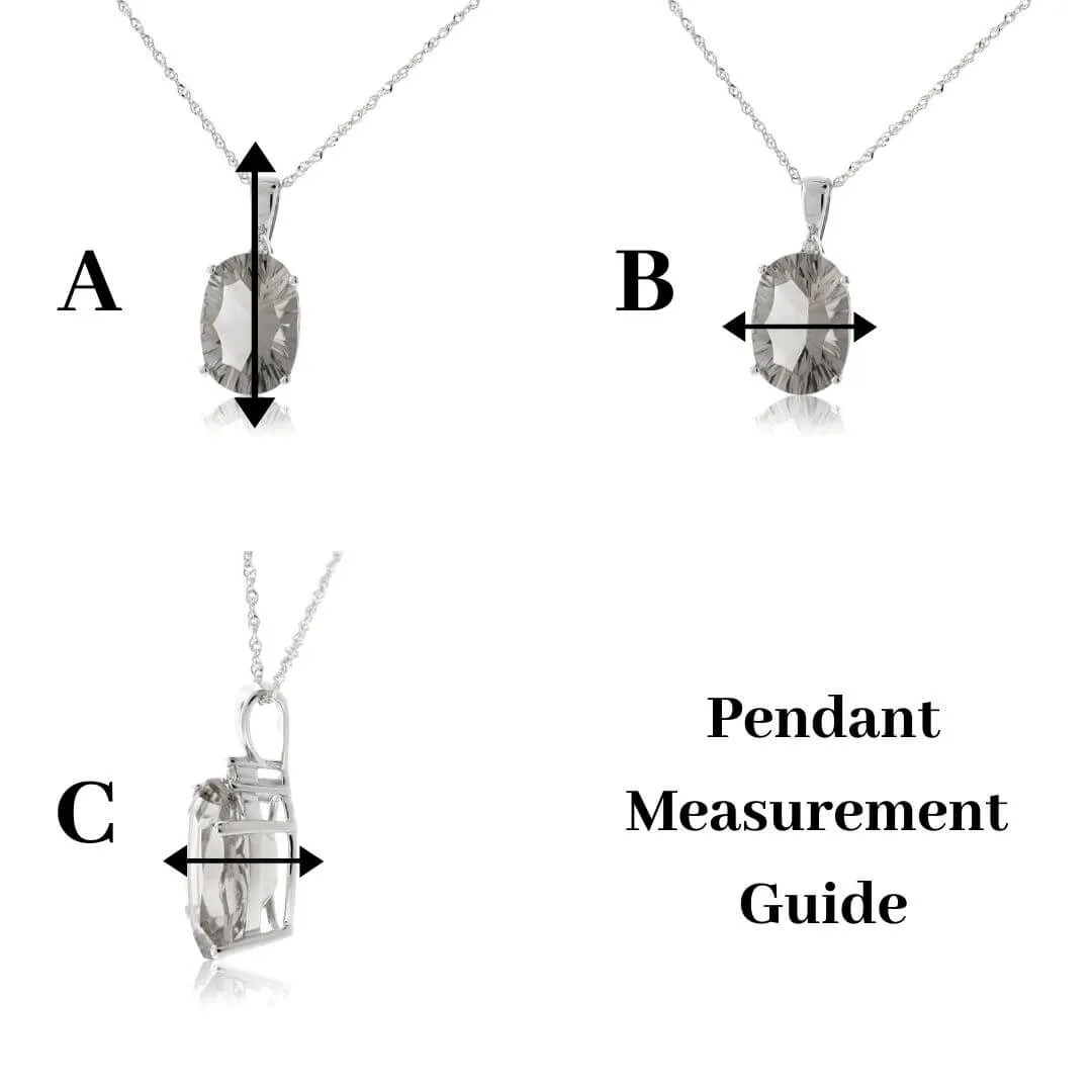 Morganite and Diamond Contemporary Style Wow Pendant