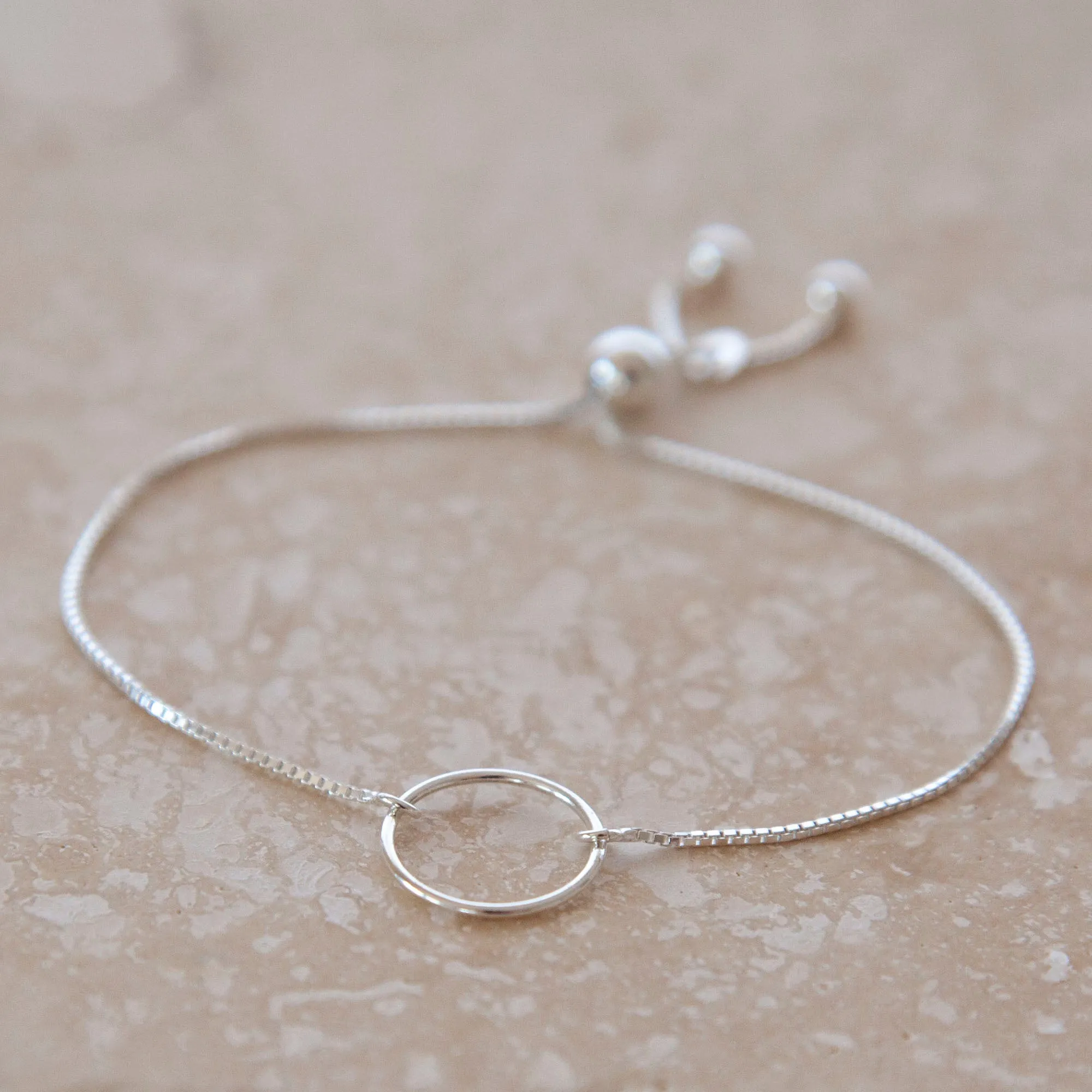 Mother's Day Jewelry - Family Sterling Silver Bracelet - Personalized