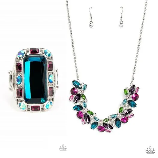 Multi Necklace and Ring Set
