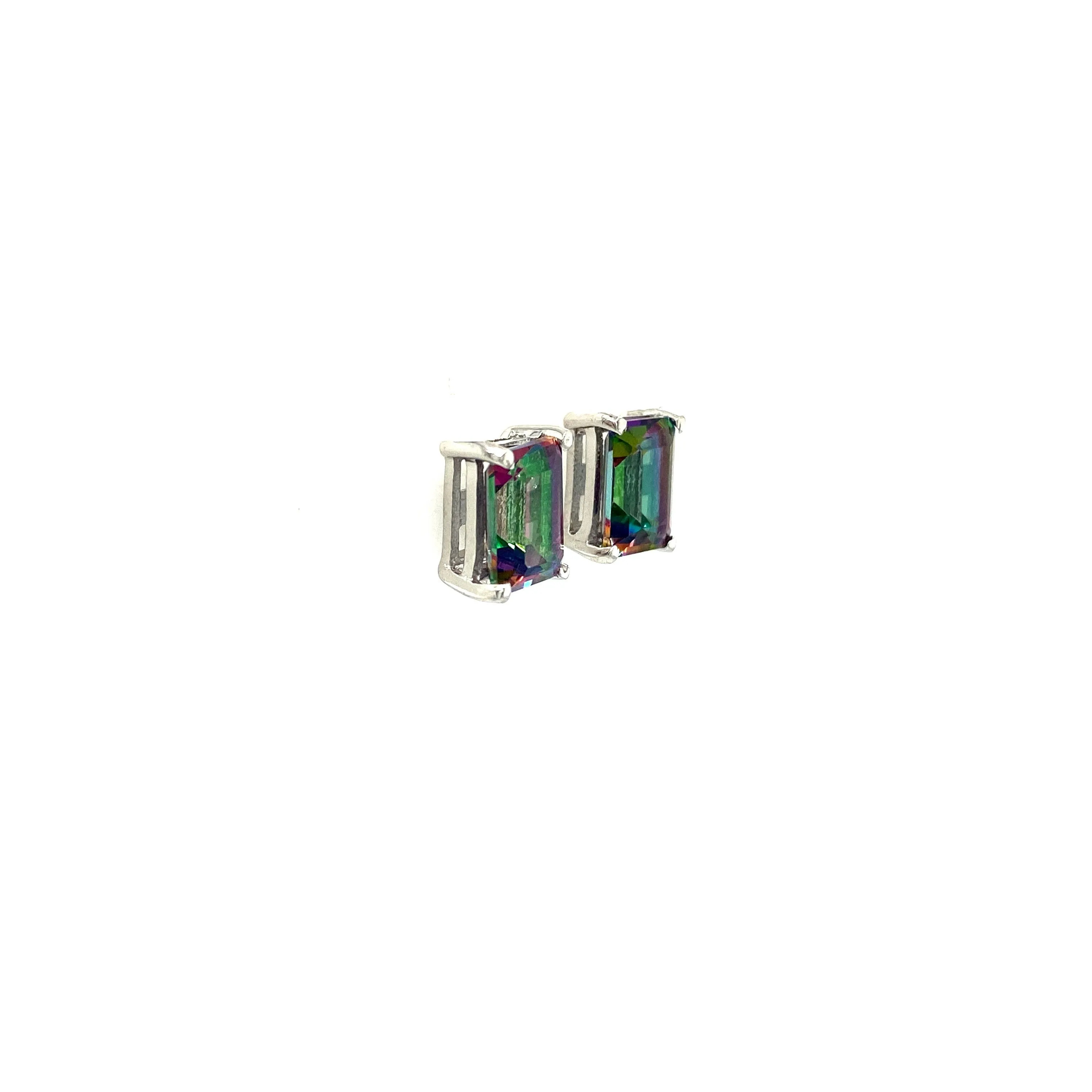 Mystic Topaz Earring in .925 Sterling Silver - KST 50070