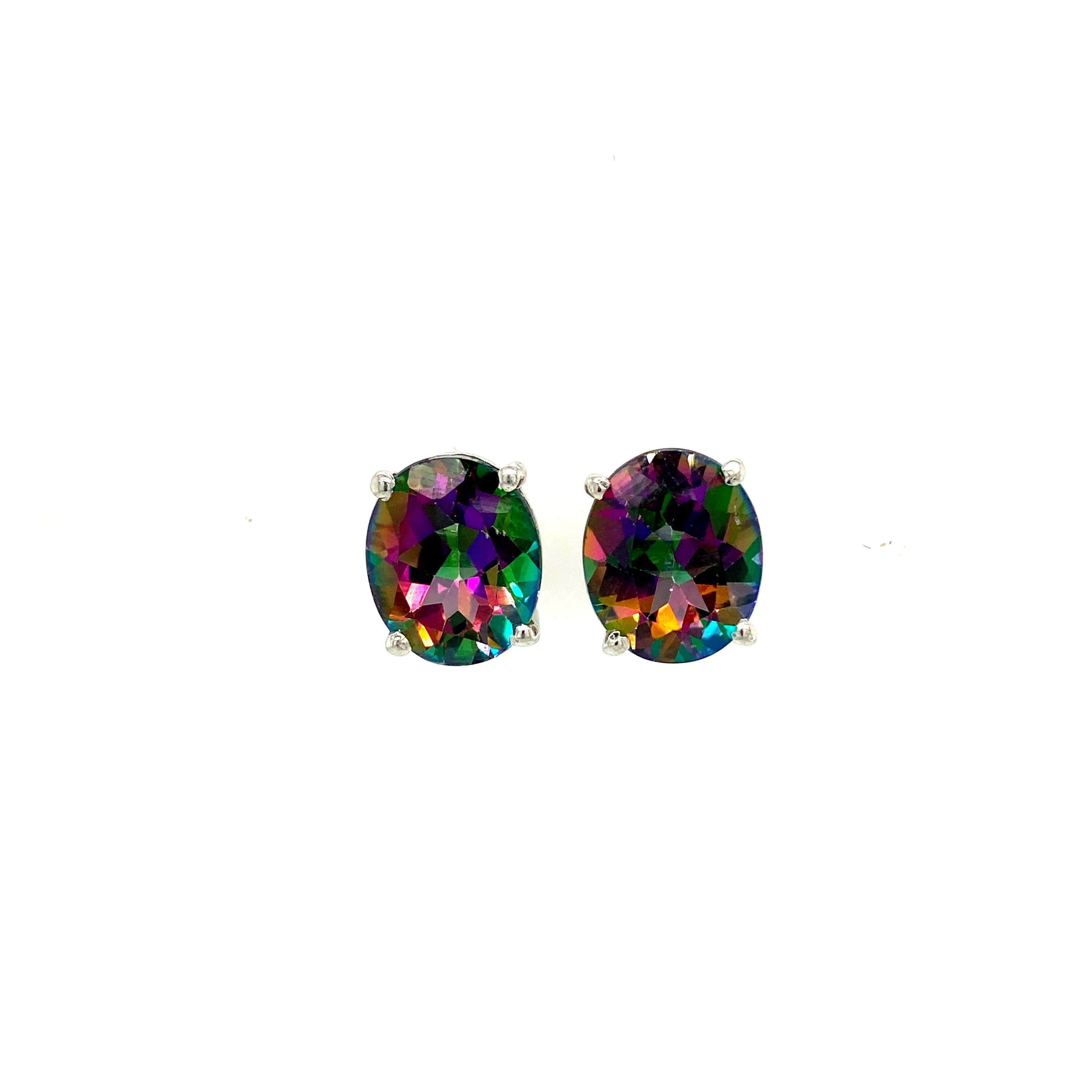 Mystic Topaz Earring in .925 Sterling Silver - KST 56207