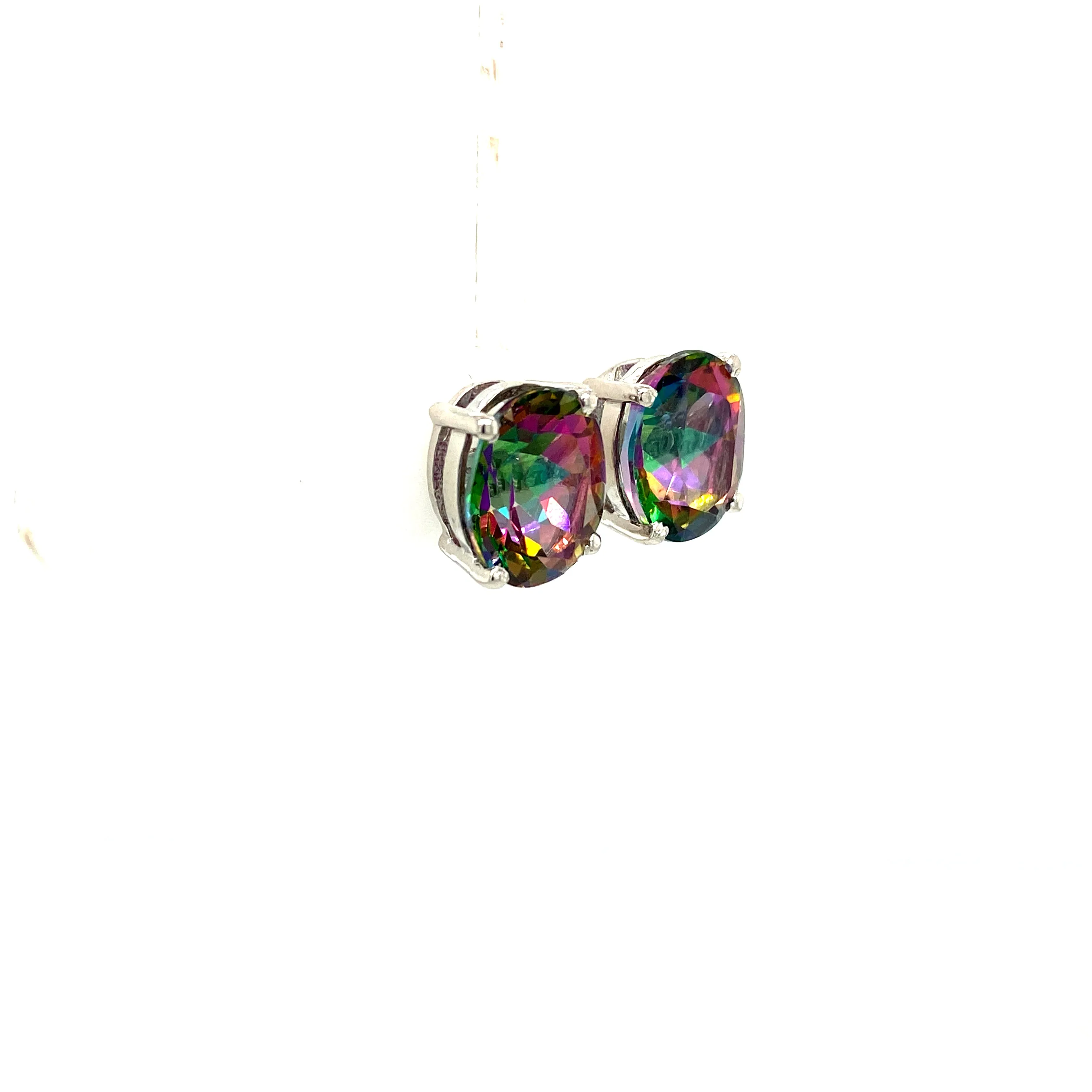 Mystic Topaz Earring in .925 Sterling Silver - KST 56207
