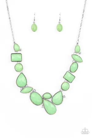 Mystical Mirage Green Paparazzi Necklace