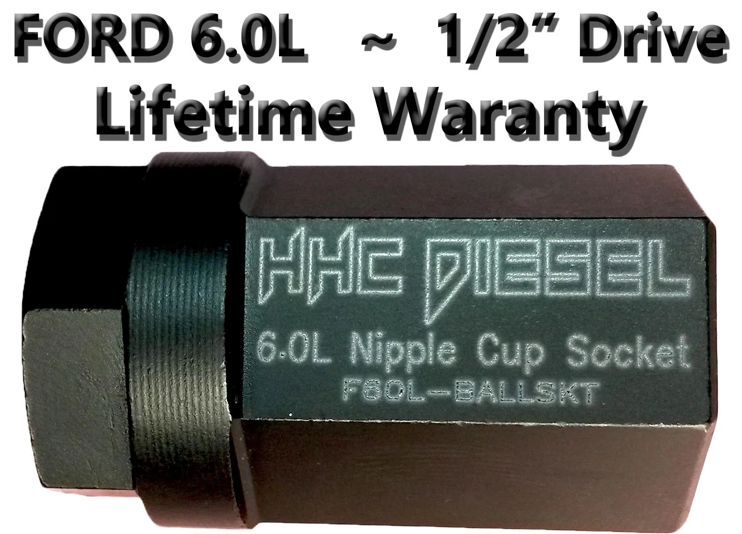 Nipple Cup/Ball Tube Socket & 8-Extreme Duty Viton Seals