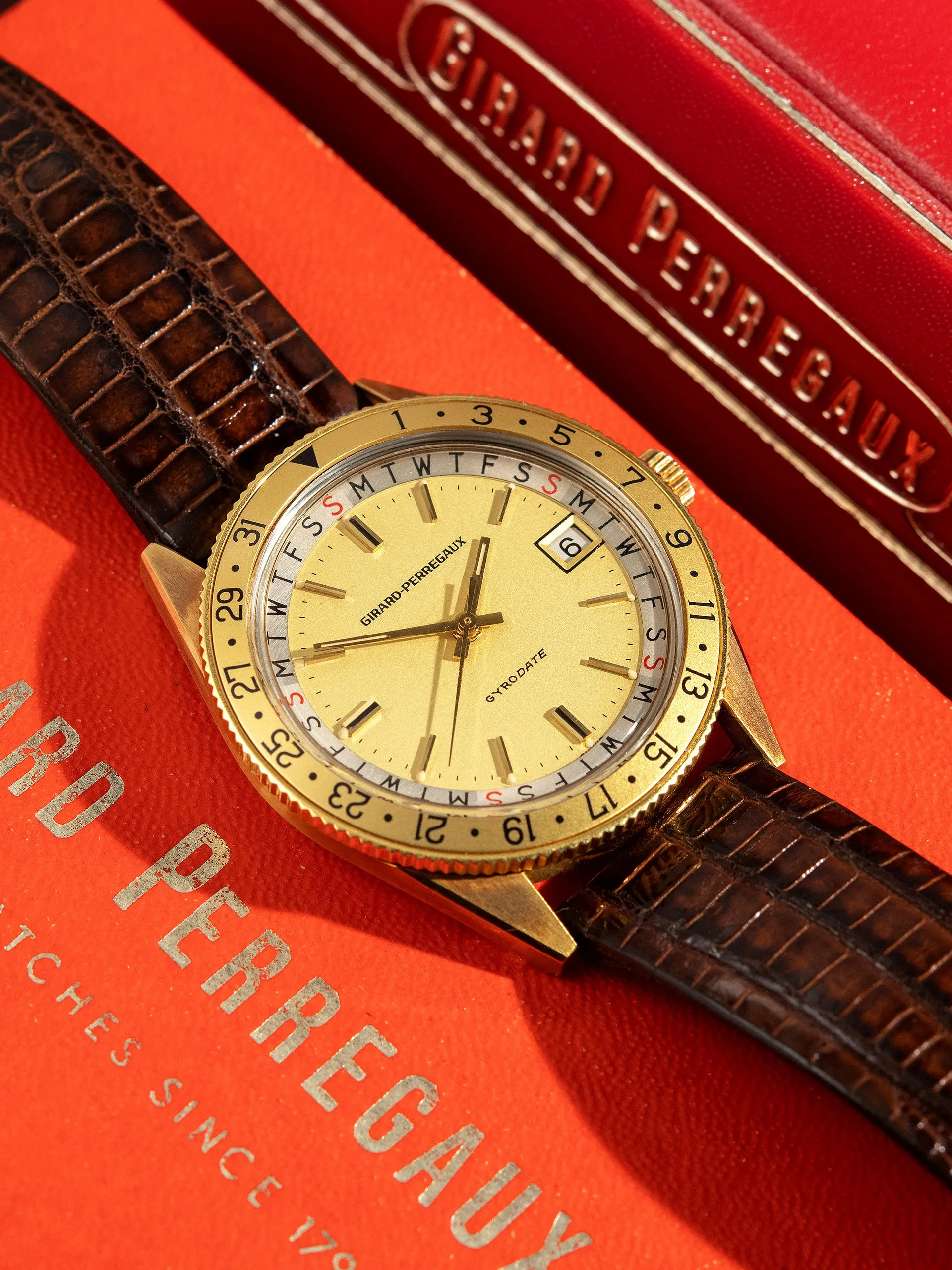 *NOS* 1960s Girard-Perregaux Gyrodate W/ Box & Papers