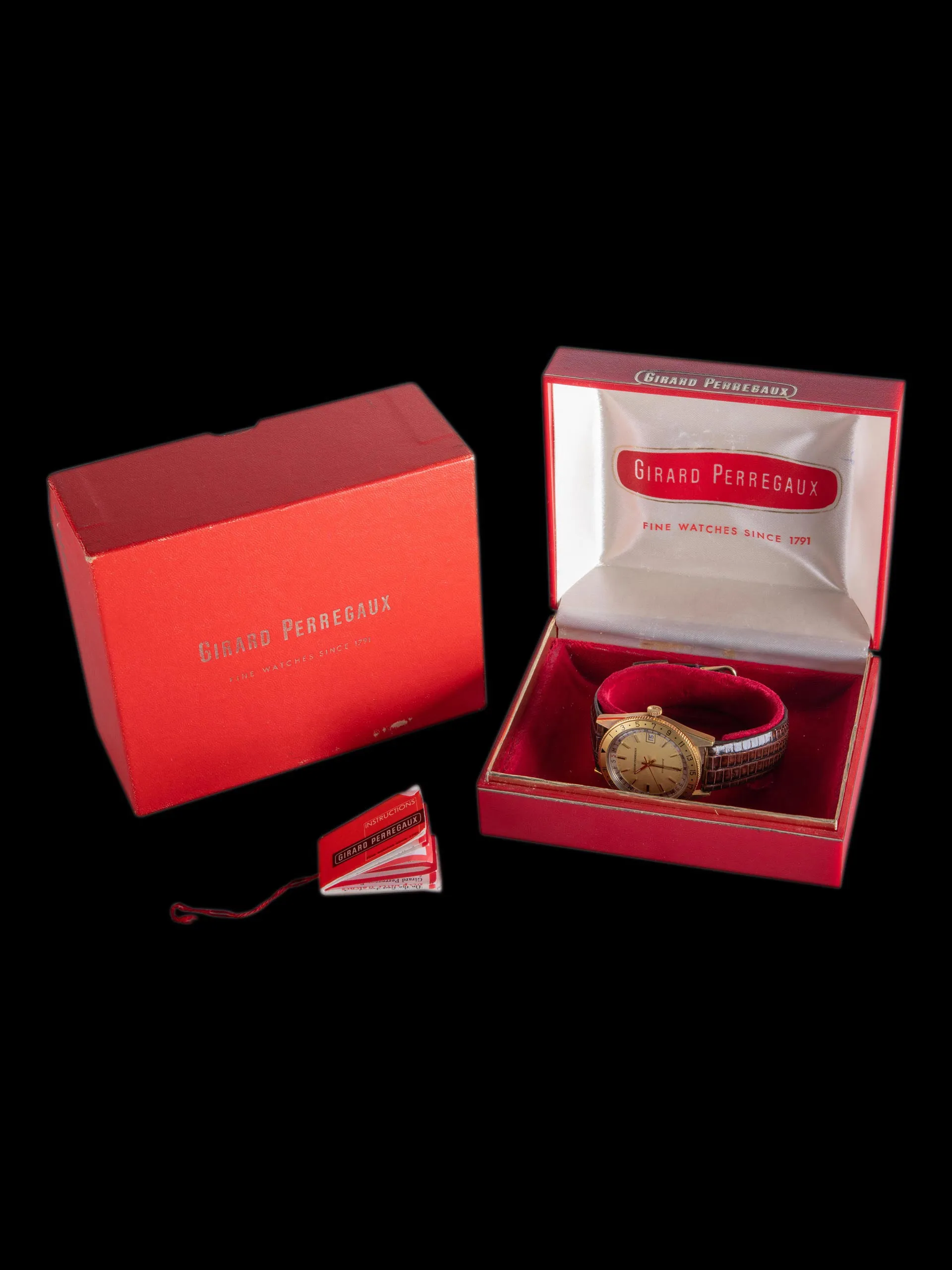 *NOS* 1960s Girard-Perregaux Gyrodate W/ Box & Papers