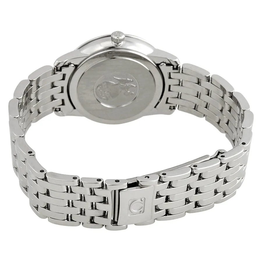 Omega De Ville Prestige White Silvery Diamond Dial Ladies Watch 424.10.27.60.52.002
