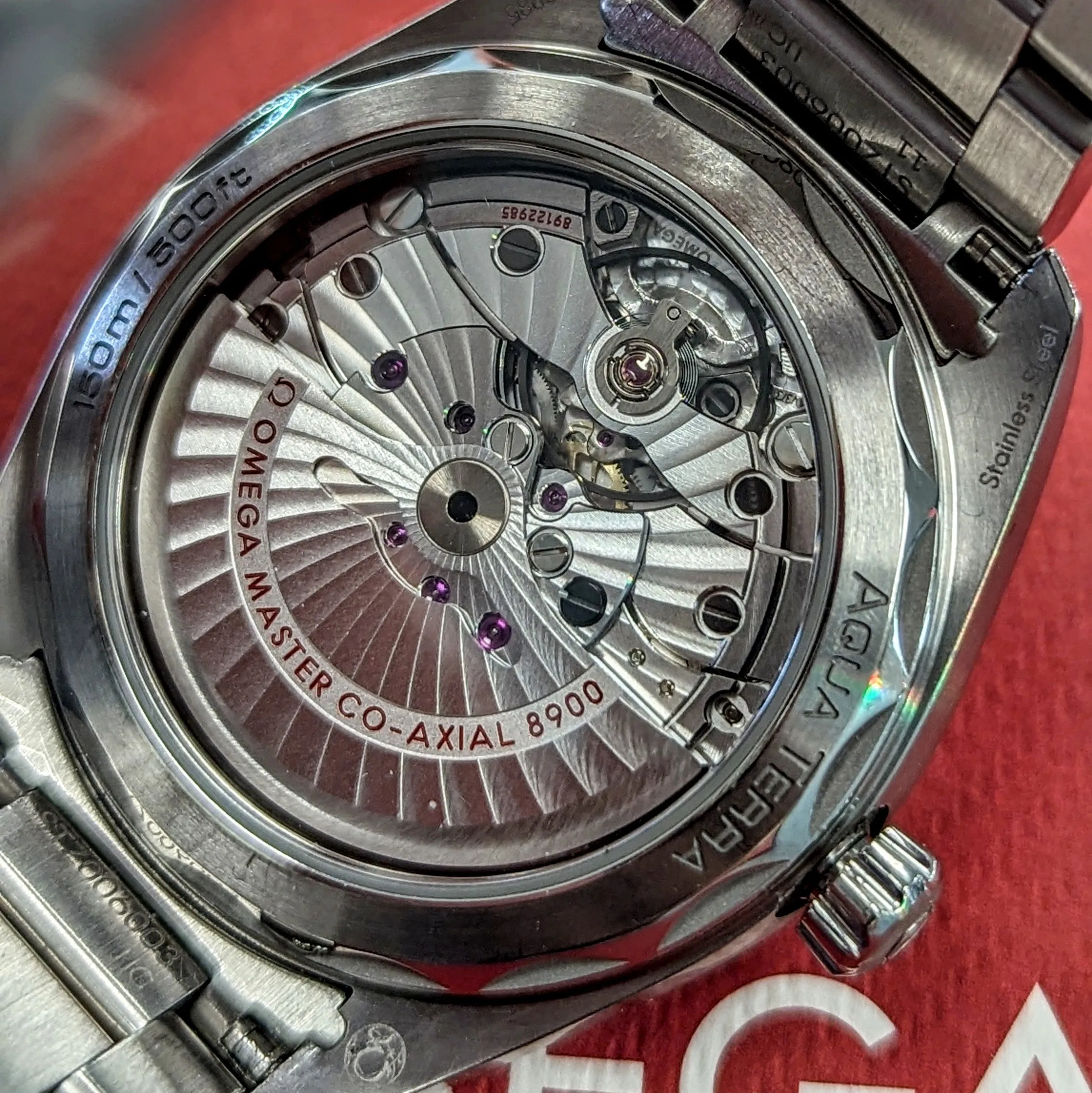 OMEGA Seamaster Aqua Terra 150M Watch 41mm Master Chronometer Automatic Wristwatch