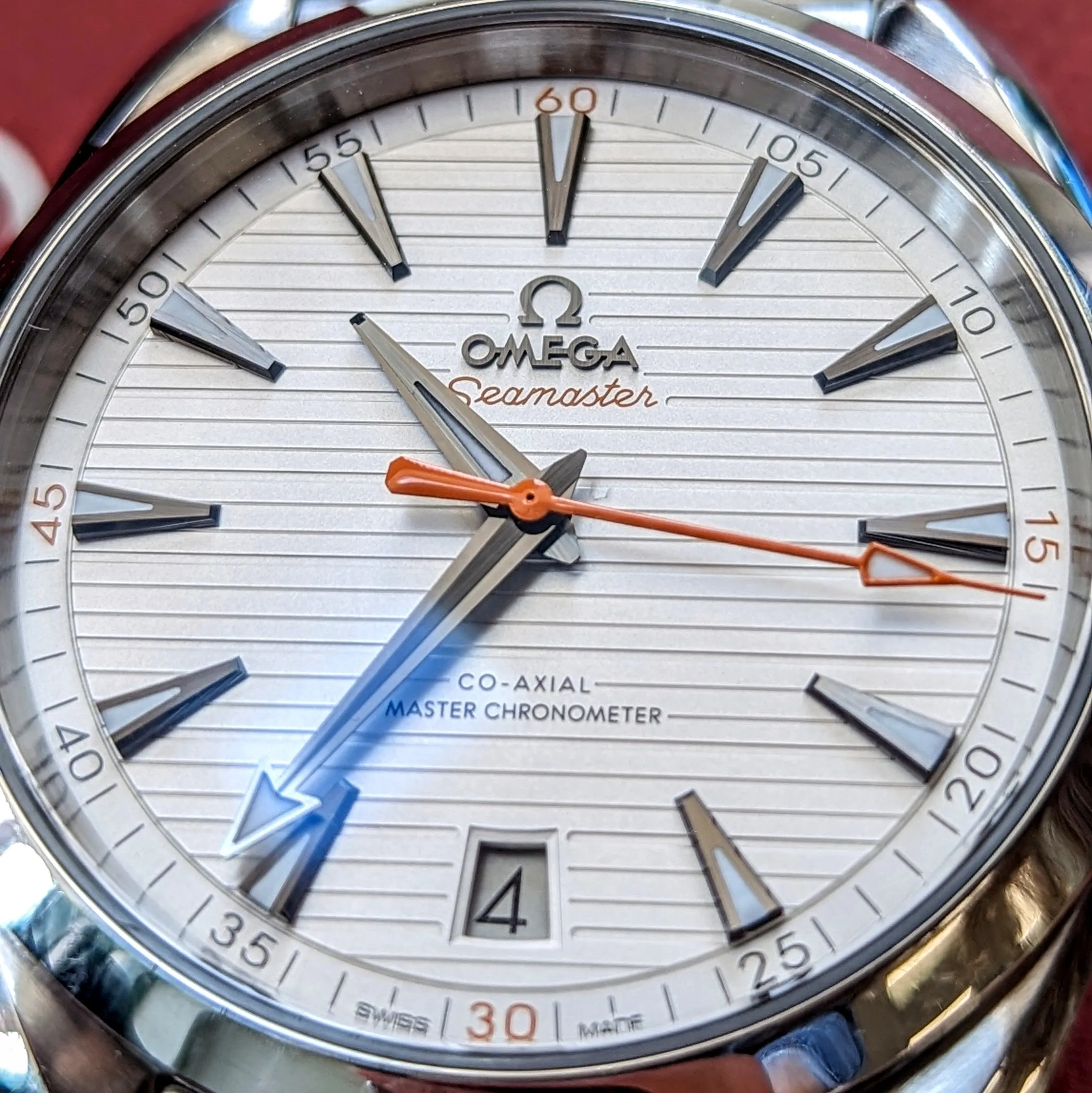 OMEGA Seamaster Aqua Terra 150M Watch 41mm Master Chronometer Automatic Wristwatch