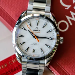 OMEGA Seamaster Aqua Terra 150M Watch 41mm Master Chronometer Automatic Wristwatch