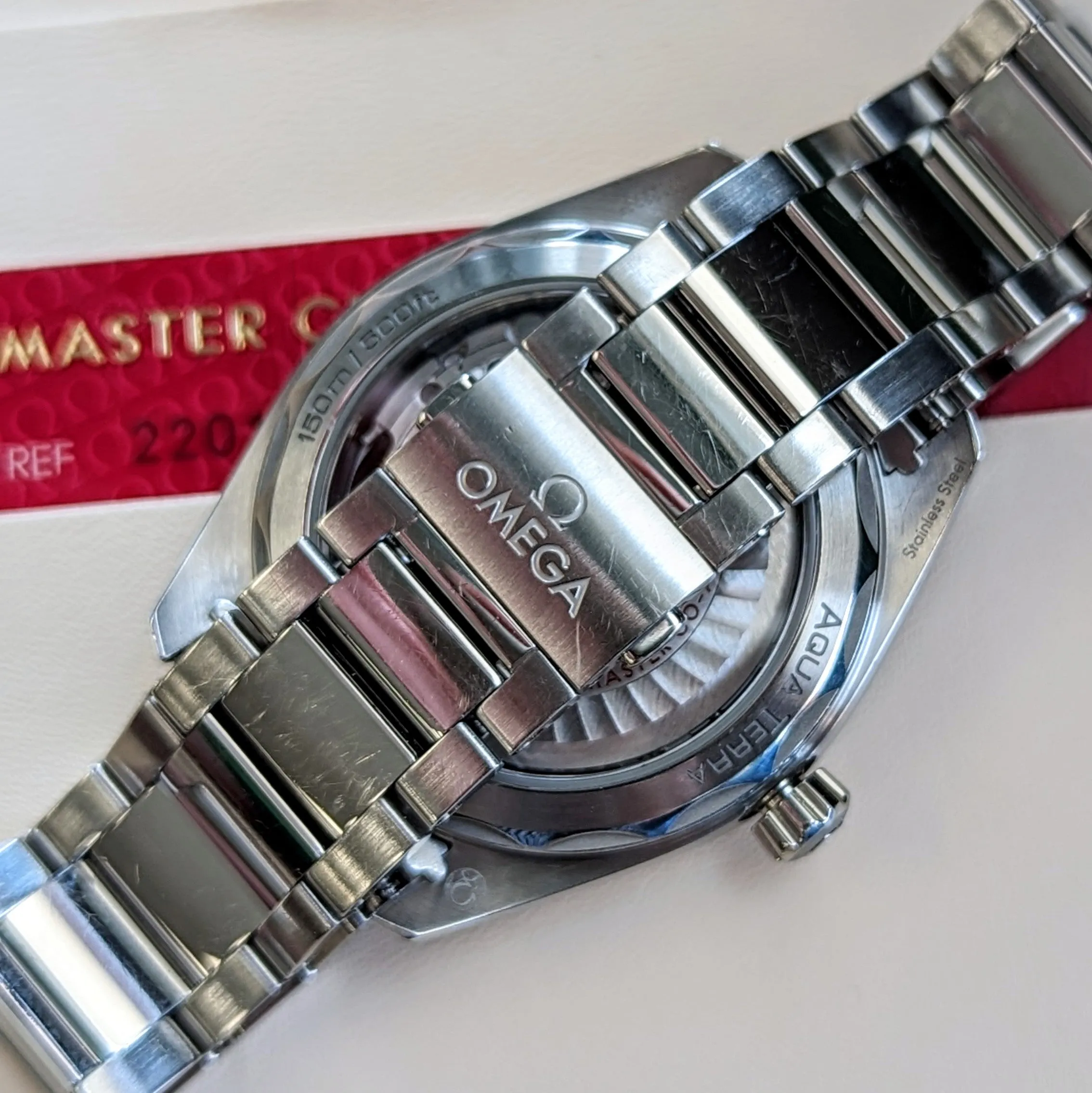OMEGA Seamaster Aqua Terra 150M Watch 41mm Master Chronometer Automatic Wristwatch