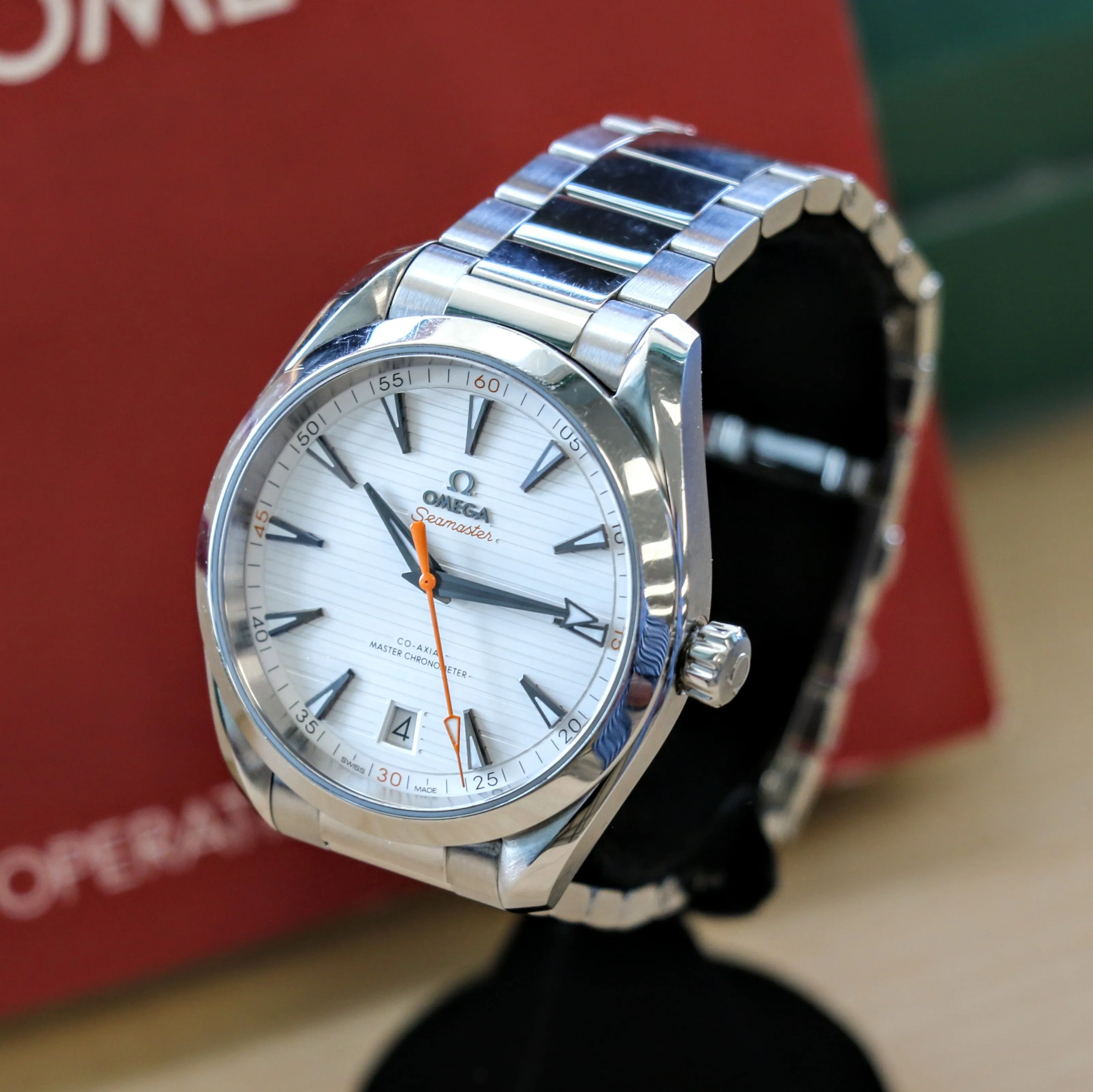 OMEGA Seamaster Aqua Terra 150M Watch 41mm Master Chronometer Automatic Wristwatch