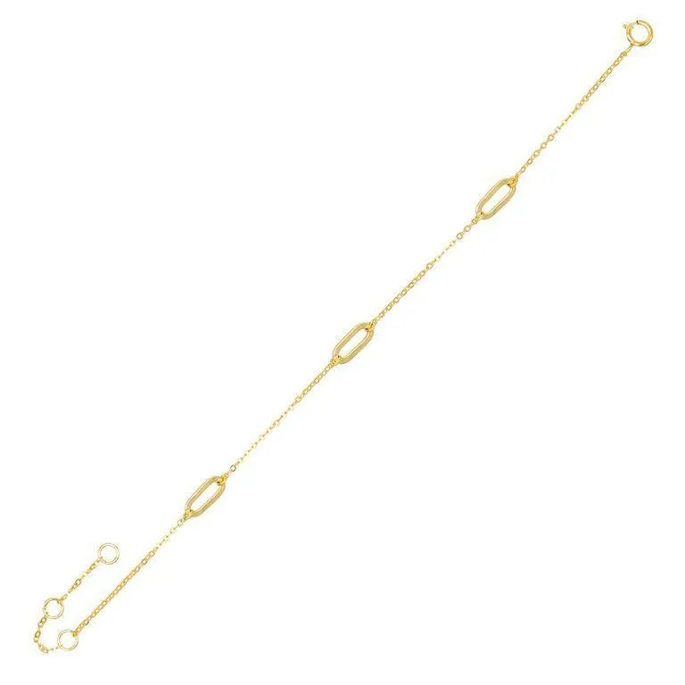 Open Oval Bracelet