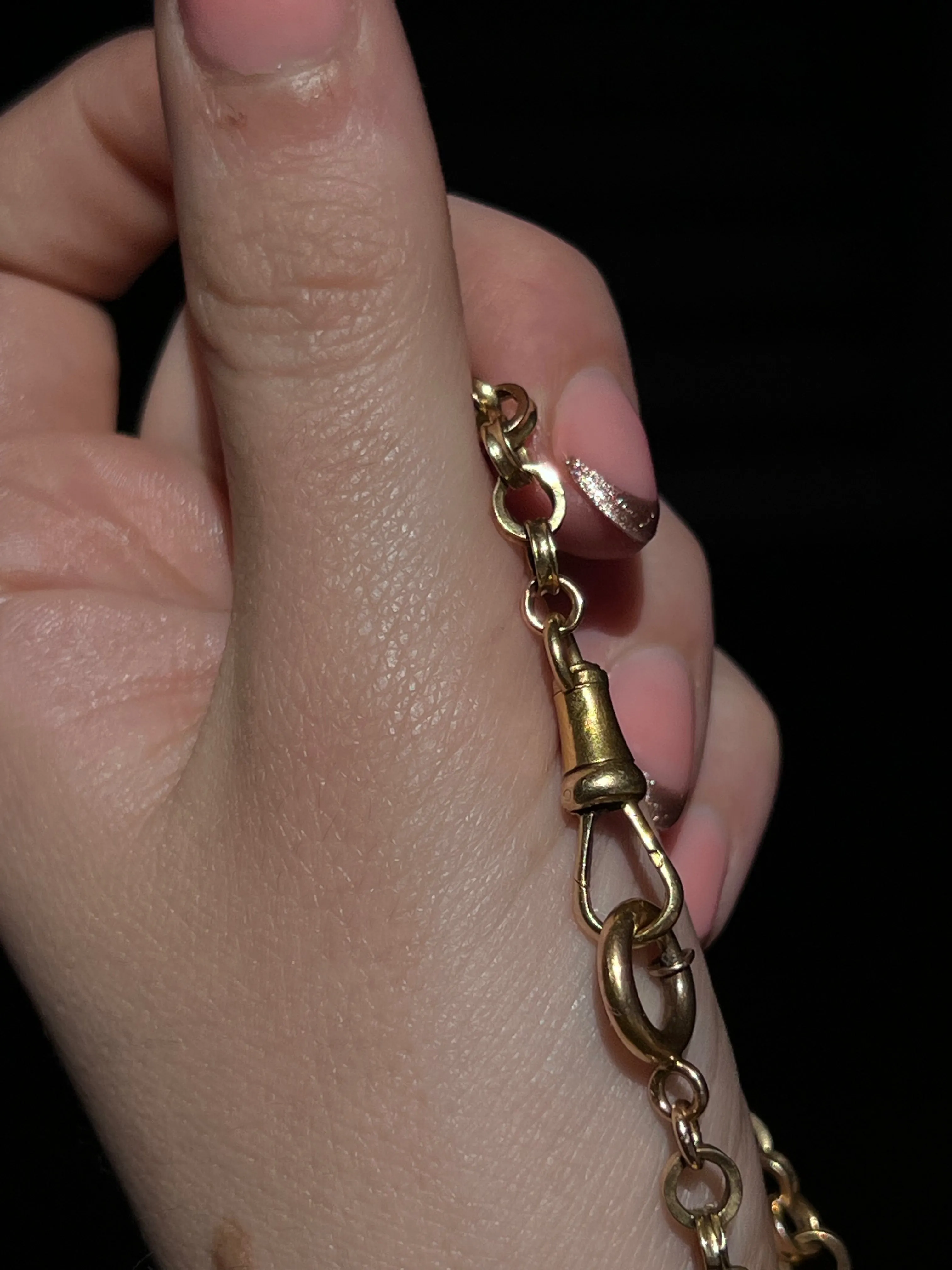 Outstanding Napoleon III Period 18ct Chain