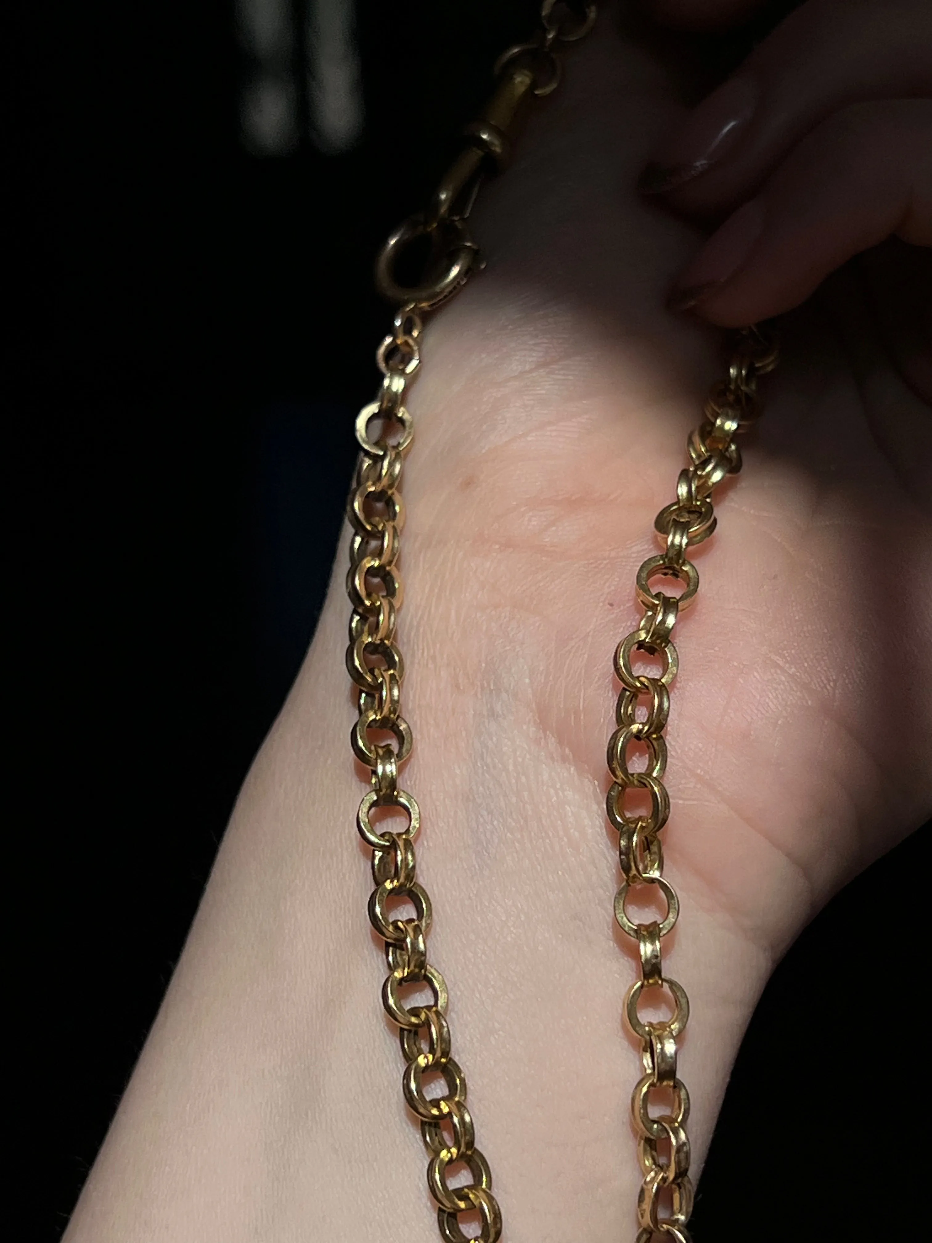 Outstanding Napoleon III Period 18ct Chain