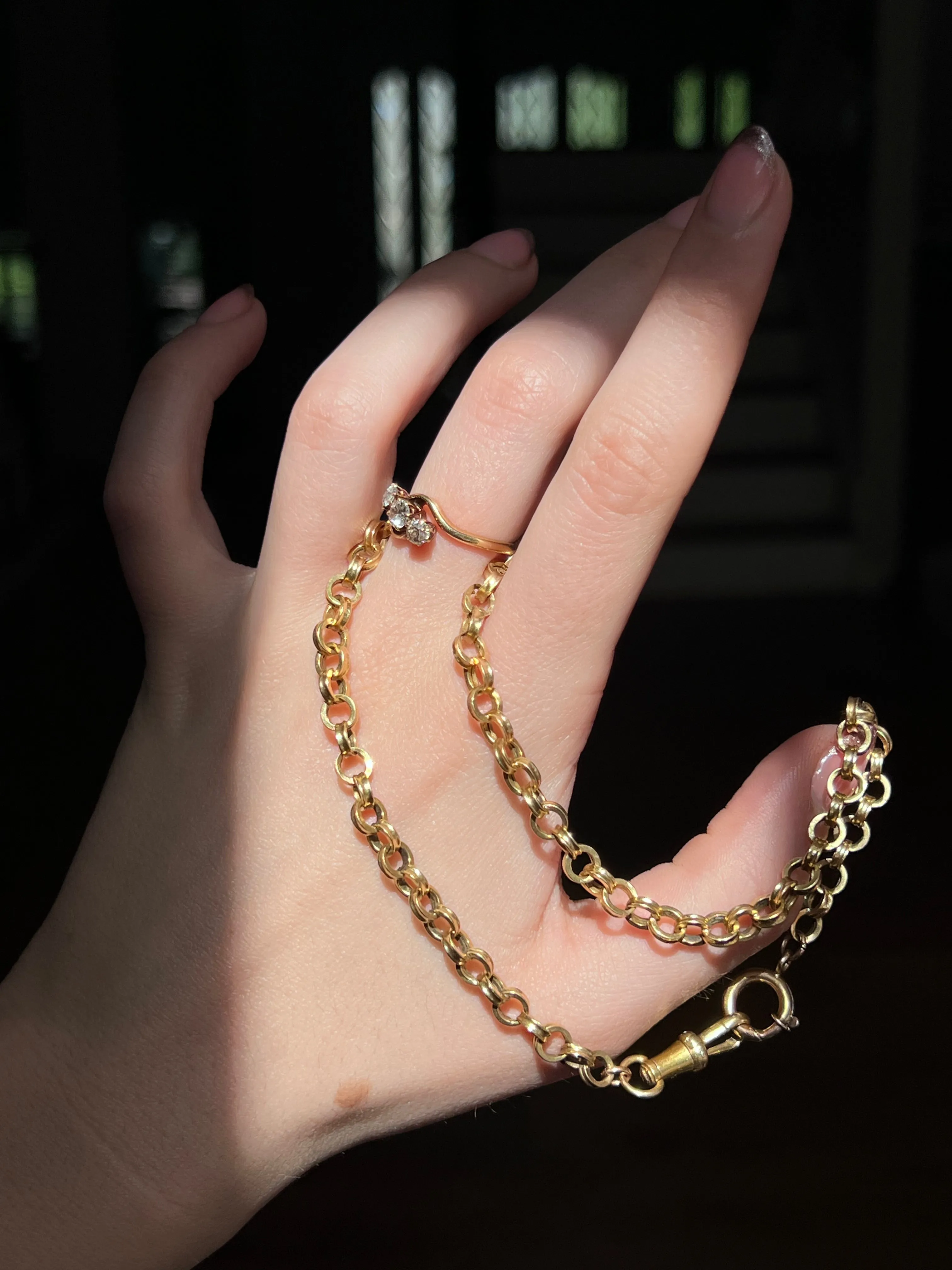 Outstanding Napoleon III Period 18ct Chain