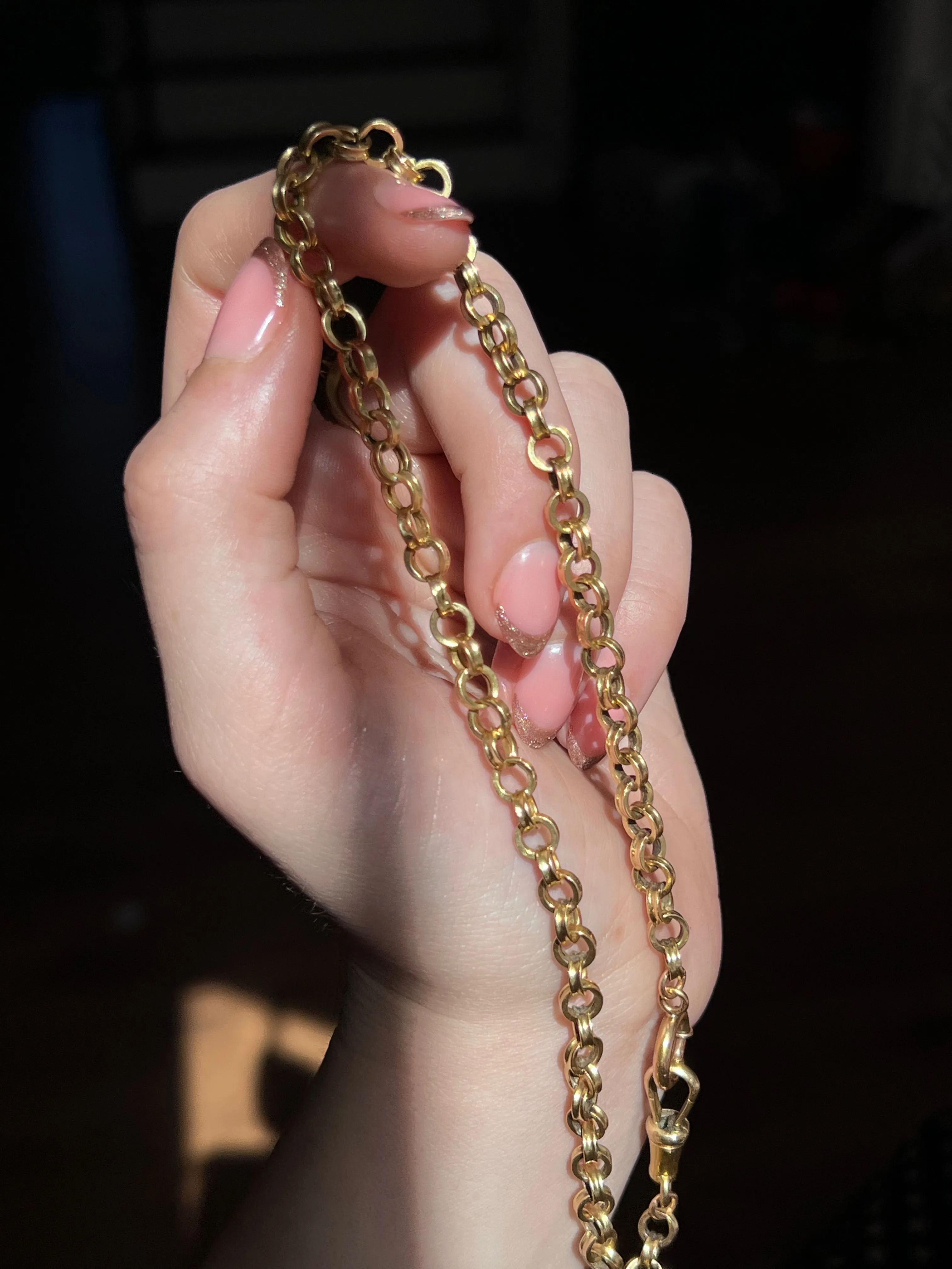 Outstanding Napoleon III Period 18ct Chain