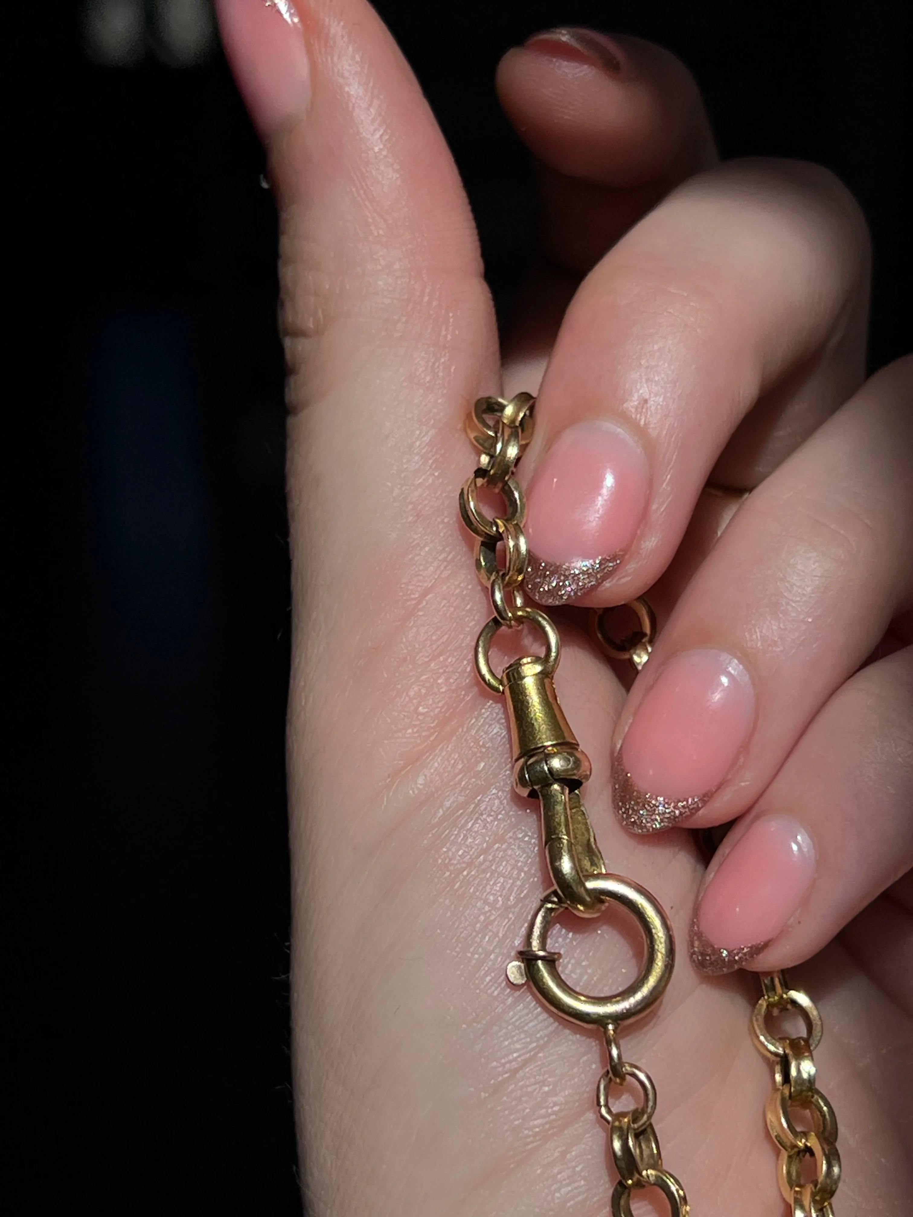 Outstanding Napoleon III Period 18ct Chain