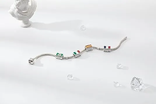 Pakistan Flag Bead Charm