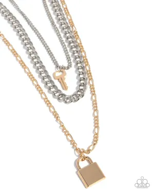 Paparazzi Low Key Layers - Multi Necklace (2024 November Pink Friday Exclusive